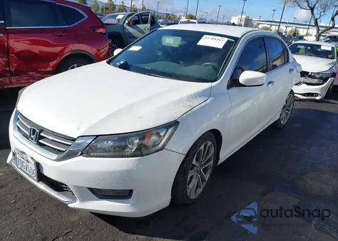 2014 Honda Accord Sport z USA, uszkodzony, nr VIN 1HGCR2F5XEA110140